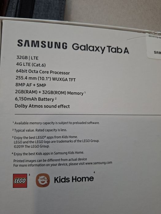 Tablet Samsung Galaxy Tab A
