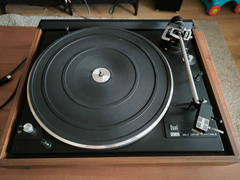 Gramofon Dual cs502 wkladka shure m75 z nową igła mb71 stan idealny