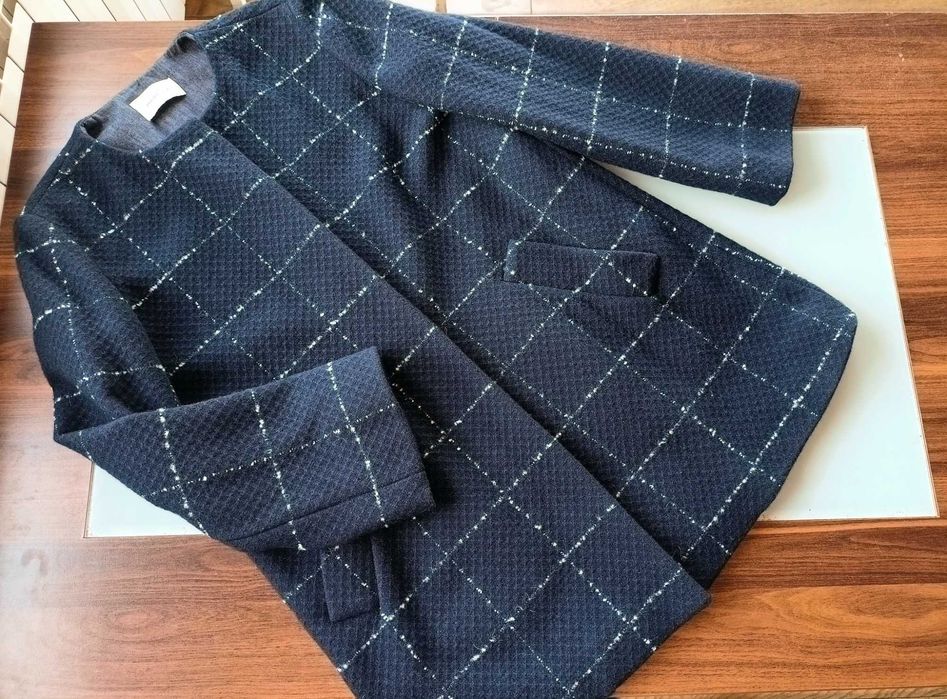 Max Mara kobiecy tweedowy płaszczyk 38