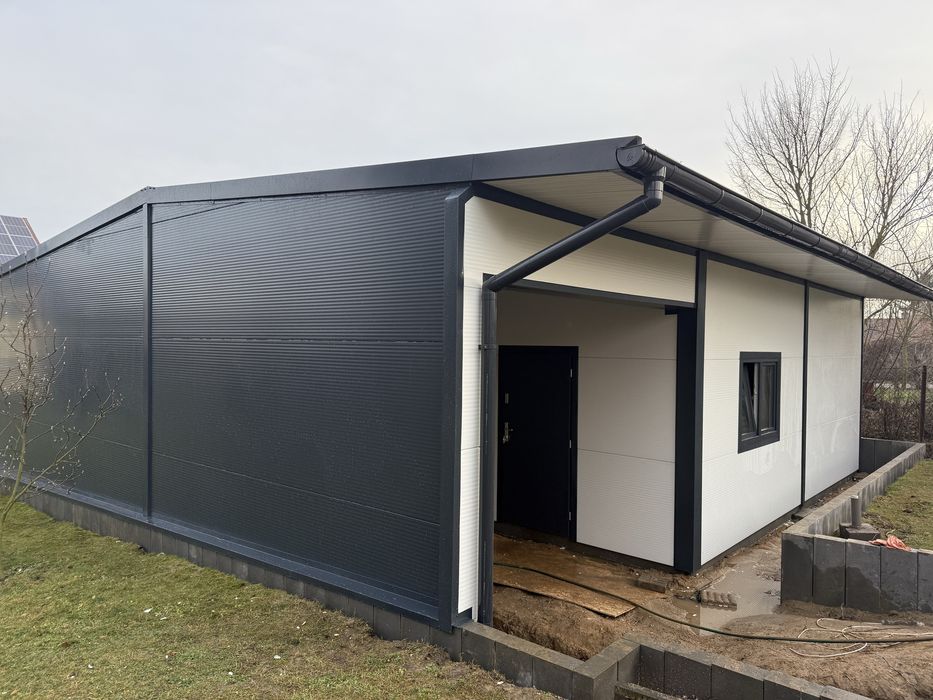 Garaze z plyty warstwowej