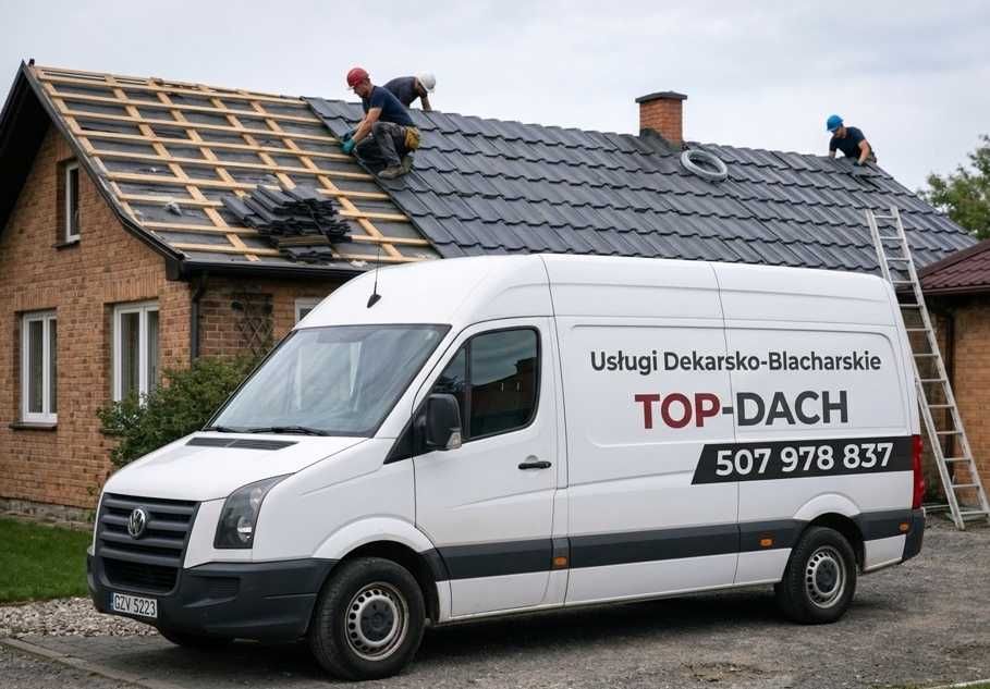 Usługi Dekarskie Bydgoszcz | Kompleksowe Pokrycia Dachowe | TOP-DACH
