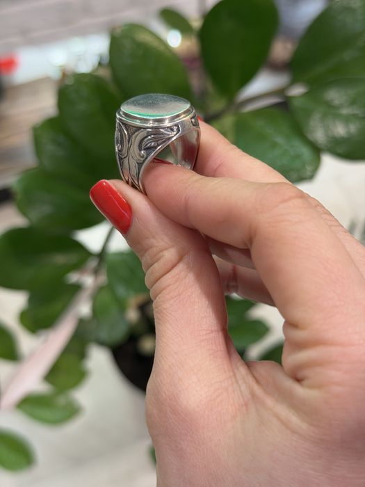 Кольцо серебряное