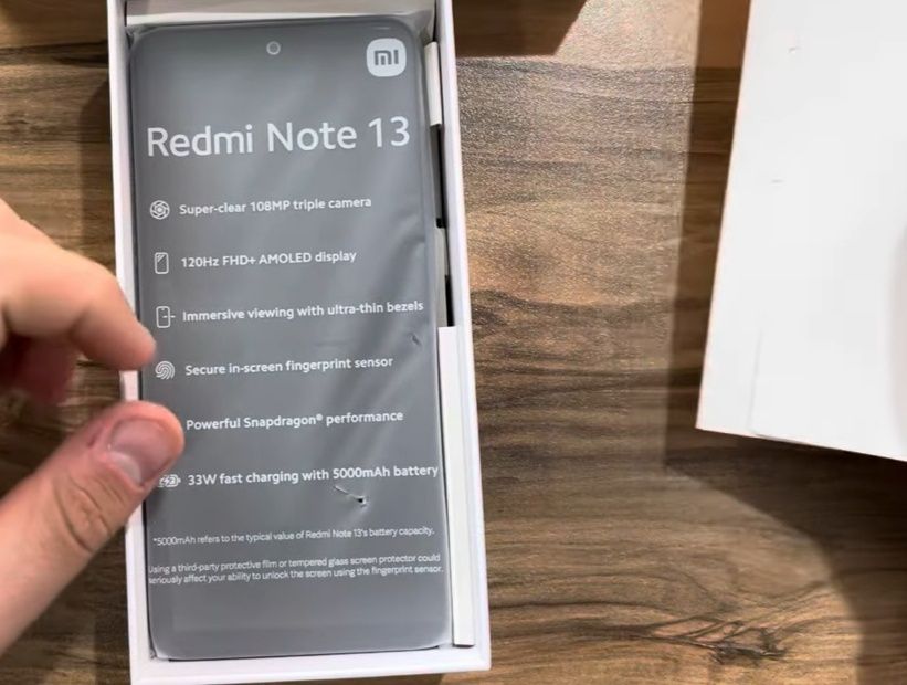 Promoção!! Redmi Note 13 128gb preto + 1 capa