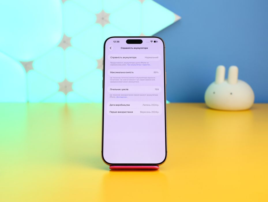 Смартфон Apple iPhone 16 Pro Max 512GB (180830) Б/У З ГАРАНТІЄЮ