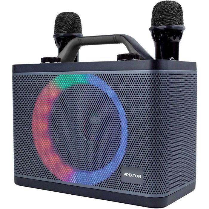 Prixton PartyGO karaoke 2 mikrofony Bluetooth AUX