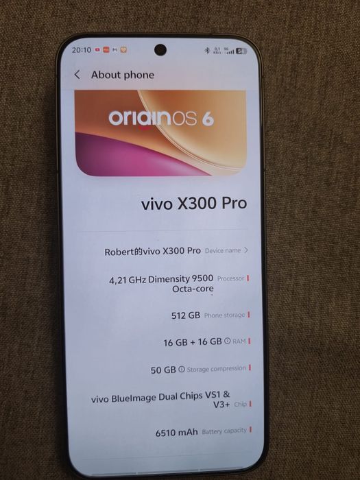 Vivo x300pro 16/512