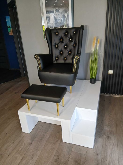 Podest do pedicure z szufladami Nowy  z wnęka na nogi Nowy Wysyłka 48 h