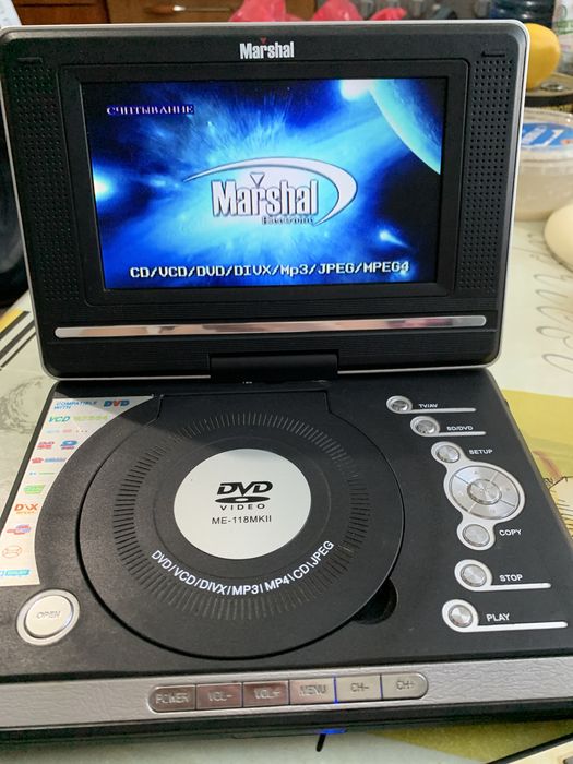 Телевизор монитор dvd проигрователь Marshal