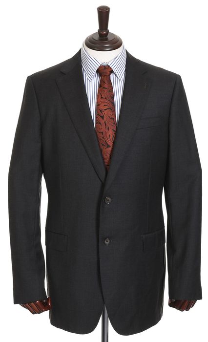 THE SOCIETY SHOP elegancka brązowa marynarka męska 100% wełna r. 52