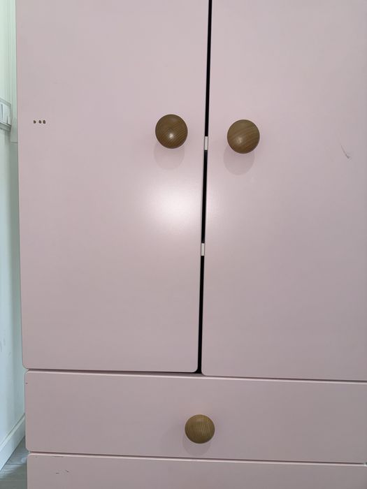 Roupeiro Criança Rosa 60x181cm