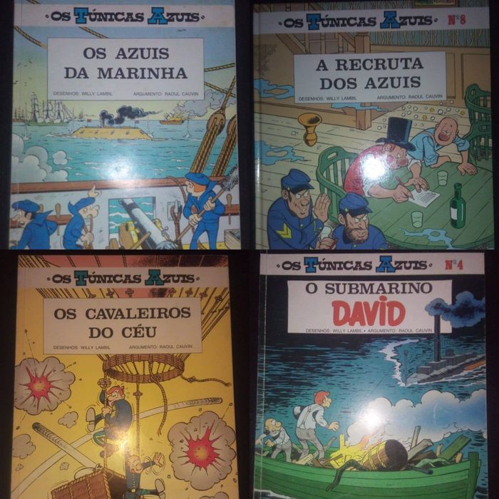 Lote de 4 Livros Os Túnicas Azuis