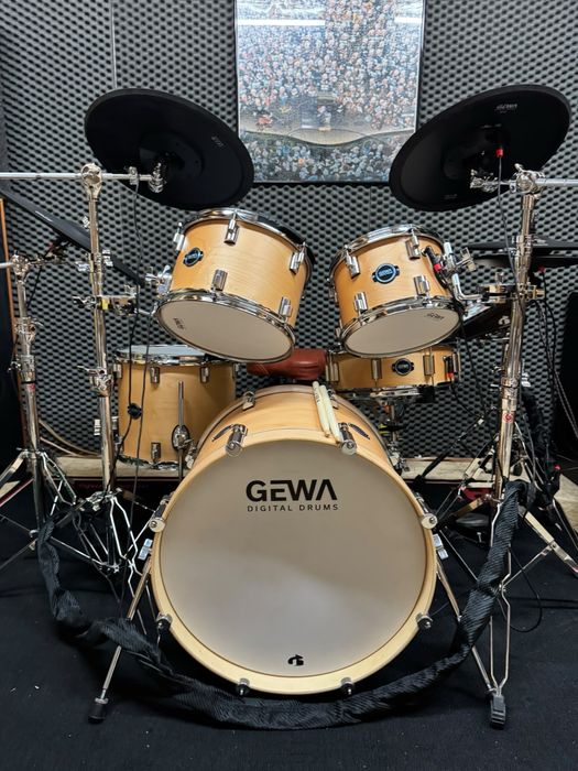 GEWA G9 SE PRO Satin Natural + Alesis Strike Amp 12 2000W – profesjonalny E-Drum