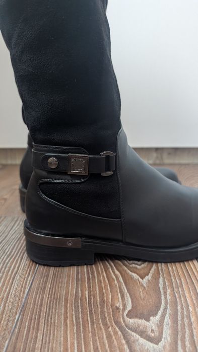 Зимові жіночі високі чоботи (сапоги)