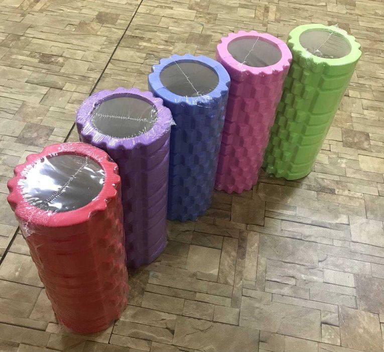 -50% Массажный ролик 33*14 см, валик, массажный роллер для тела