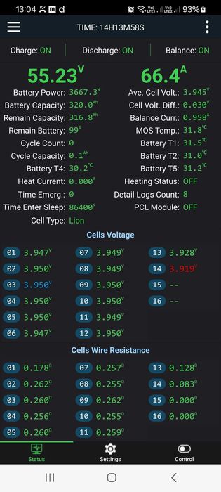 Magazyn energii bateria akumulator 48V 58V 180ah 10KWH