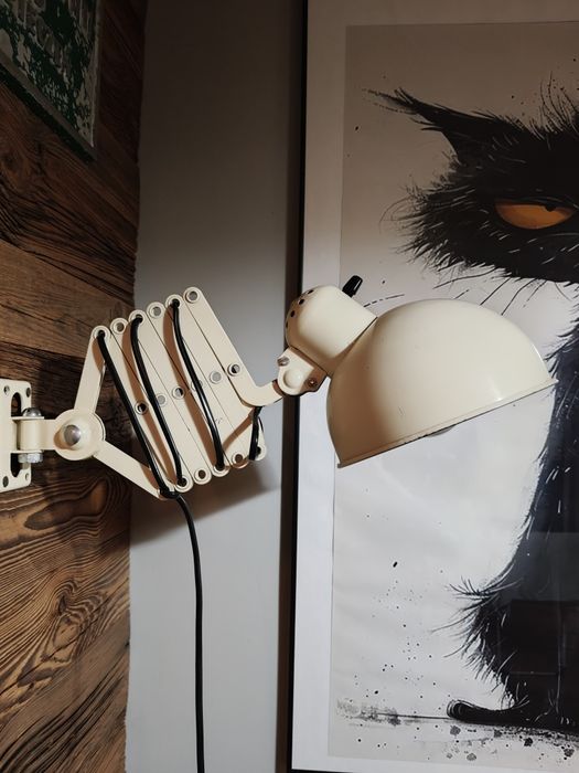 Stara lampa nożycowa harmonijka kaiser? Loft retro oldschool