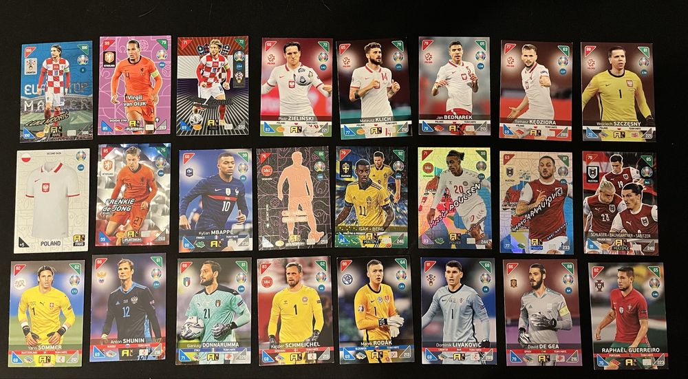 Karty pilkarskie panini euro 2020