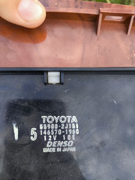 Panel nawiewu toyota previa II