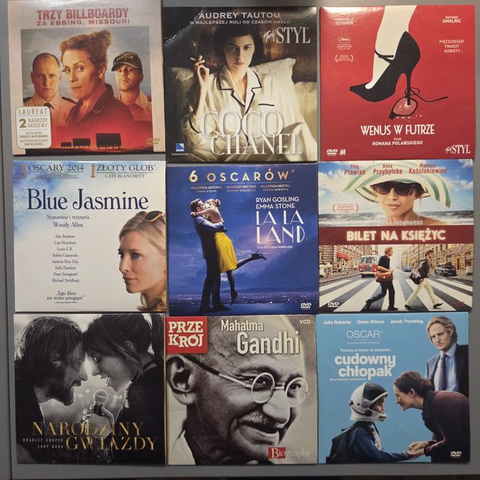 Zestaw filmy DVD x45szt.