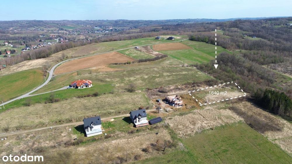 Działka widokowa 16,4 ar warunki zabudowy
