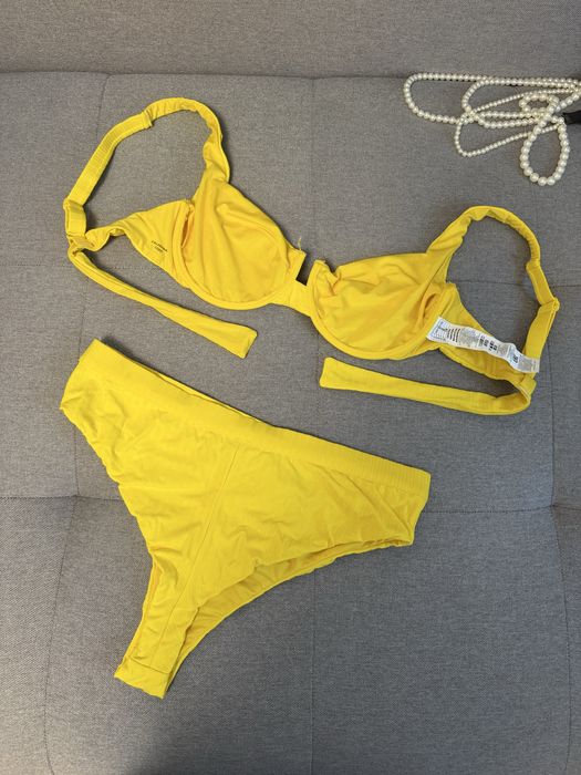 жіночий жовтий купальник calzedonia L