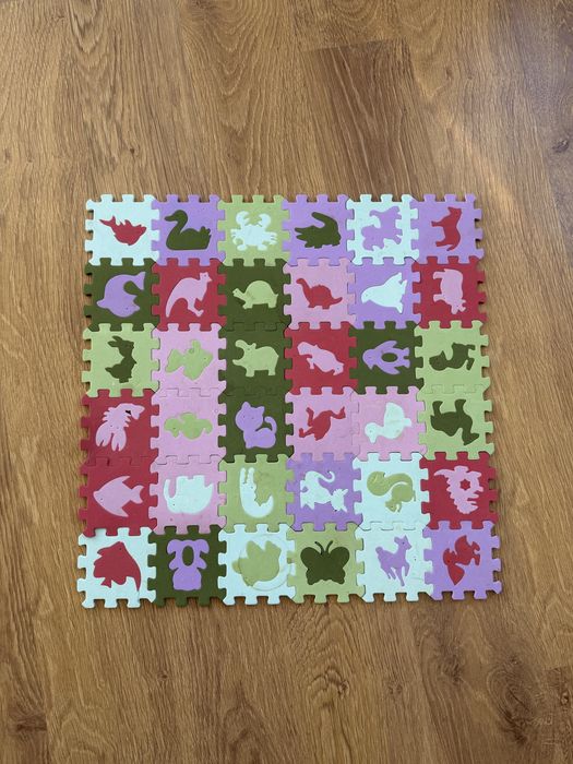 Игровой Пазл-коврик мягкая eva-пена