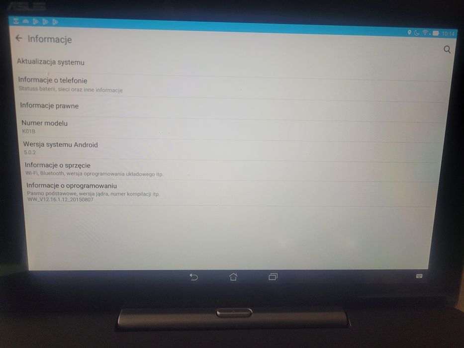 Asus transformer K01B tablet android