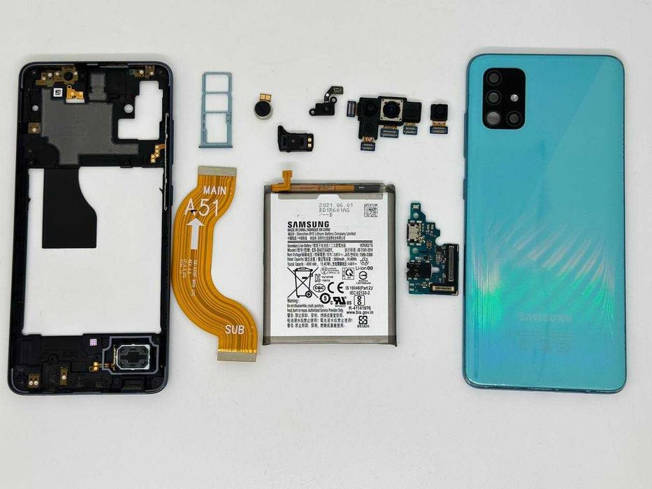 Разборка телефона Samsung Galaxy A51 (SM-A515), шрот, запчасти, купить