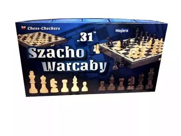 Szacho-Warcaby, 31 Cm. Nowy Produkt