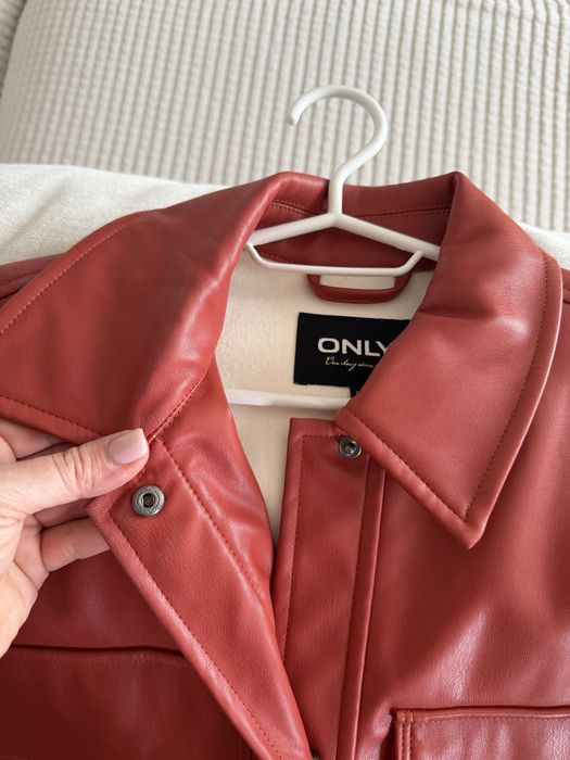 Сорочка шкіряна zara,only
