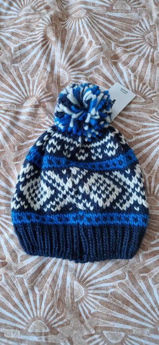 4F wełniana, zimowa czapka