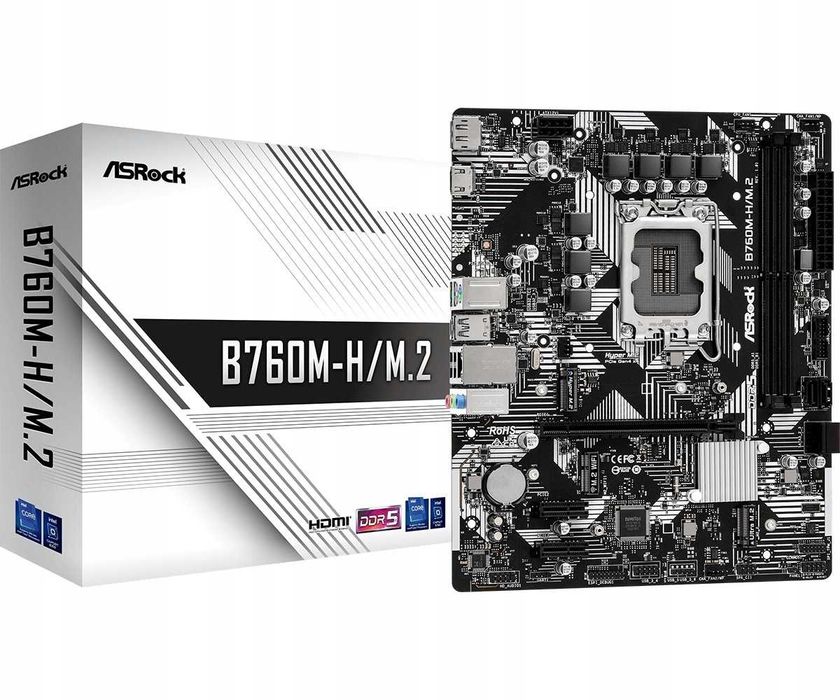 Płyta główna Micro ATX ASRock B760M-H/M.2 (4417)