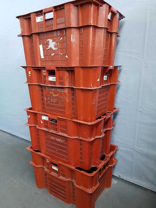 DUŻY Pojemnik Skrzynka Kosz kuweta Plastikowy 800x600x440mm.