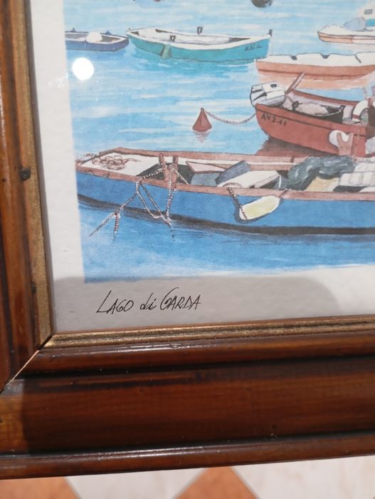 Obraz- technika akwarela. Włochy 2003(33x28)