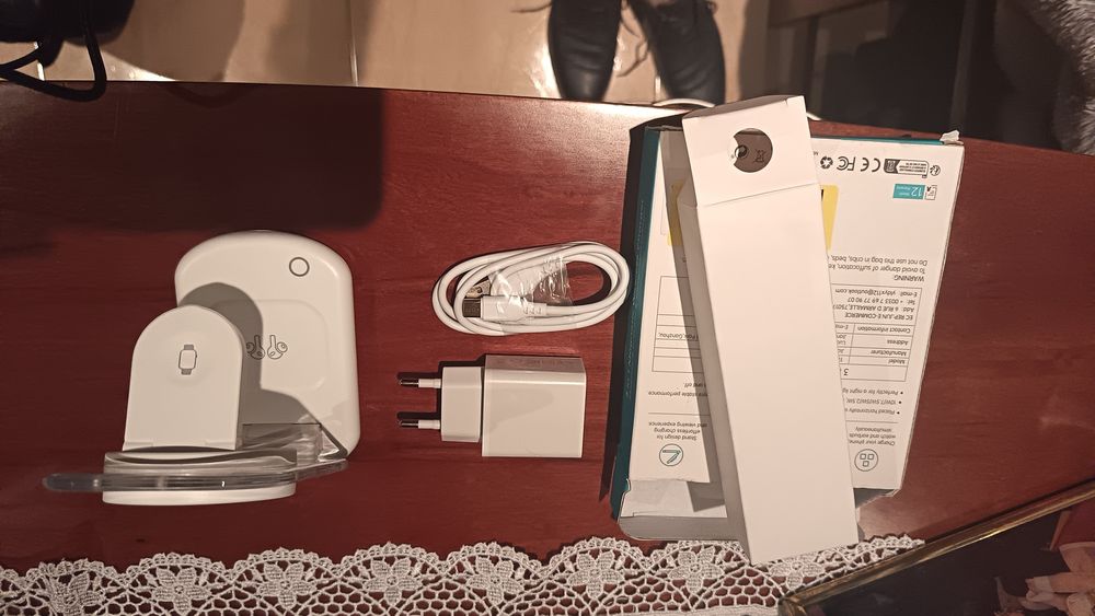 Carregador 3 em 1 Magnético TechDoty (Transparente) – NOVO com Transfo