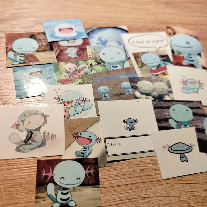Naklejki 20 sztuk Wooper 20 pieces Pokemon