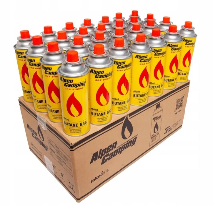 Kartusze gazowe Alpen Camping 400ml