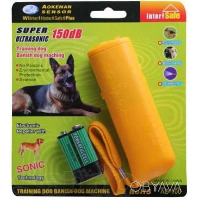 Отпугиватель собак DRIVE DOG AD 100 + БАТАРЕЙКА КРОНА
