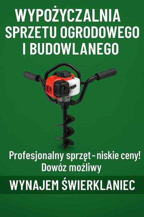 Wynajem wiertnicy spalinowej