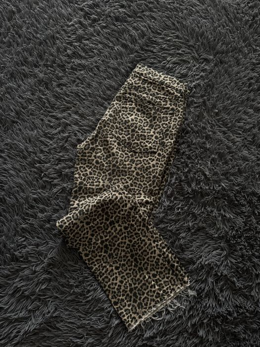 Леопардові джинси zara