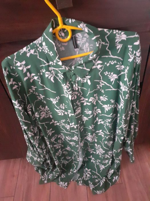 Paka ubrań ciazowych roz XL h&m jeansy bluzka koszula tunika