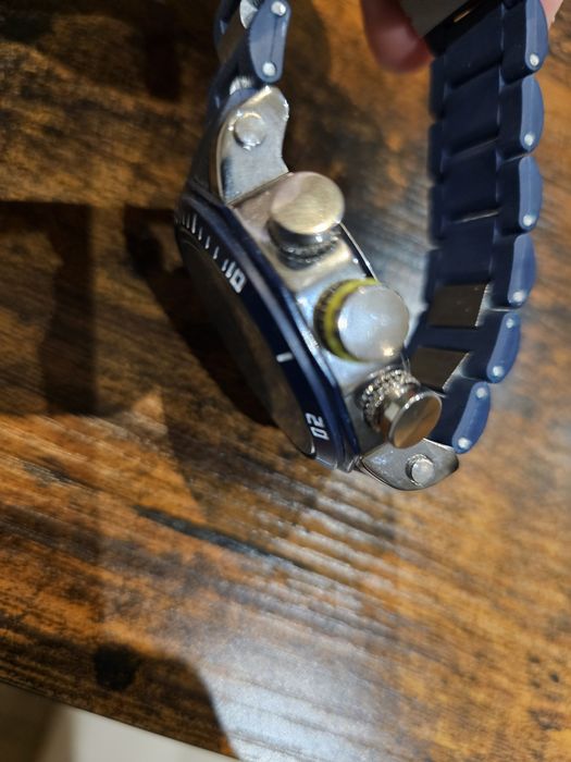 Granatowy zegarek Rocawear RM4001 sportowy