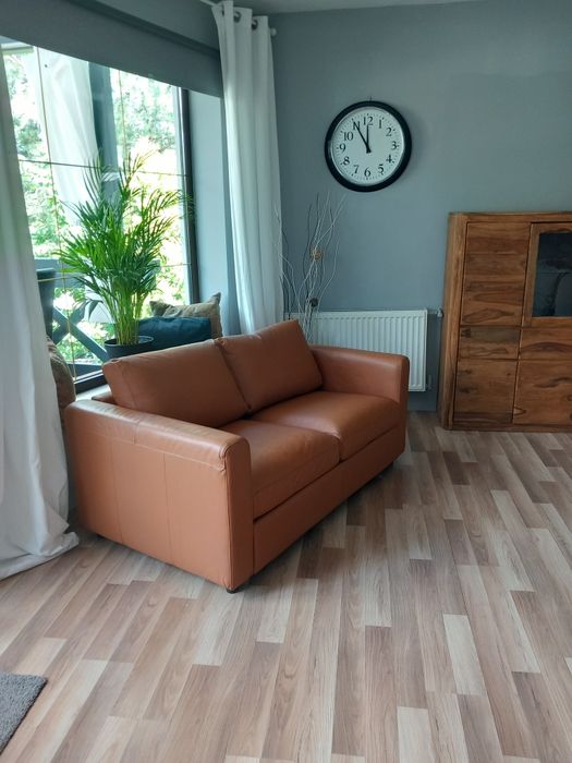 Nowa 1/2 ceny SKÓRA w Polsce niedostępna sofa 2 os. VIMLE z Ikea