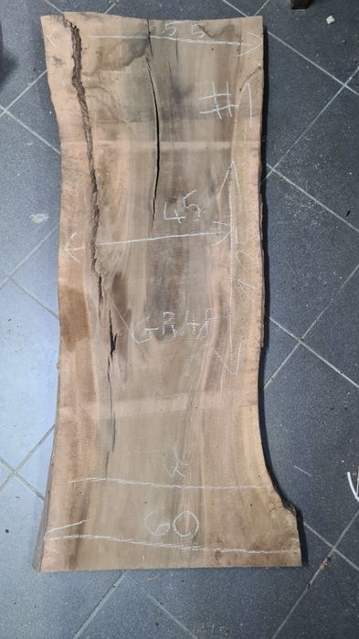 Orzech włoski deski pod żywicę suche duże