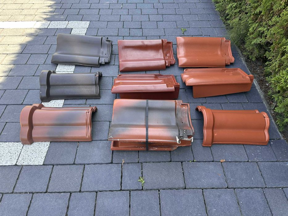 Dachówka Roben fleming Rustykalny miedziany kasztan boczne gąsiory