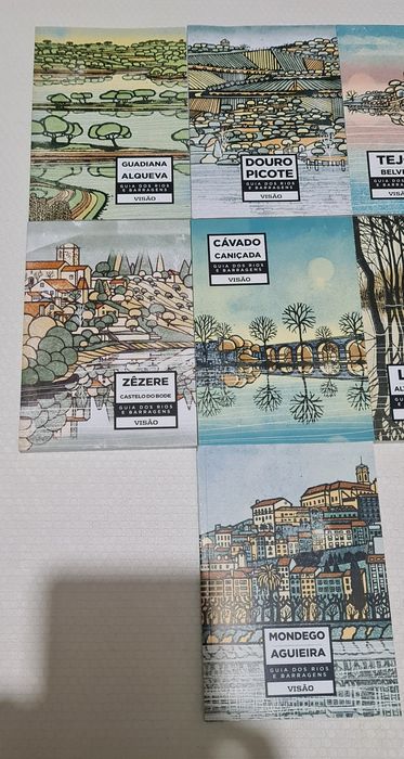 6 Guias dos Rios e Barragens de Portugal. Visão.  Novos