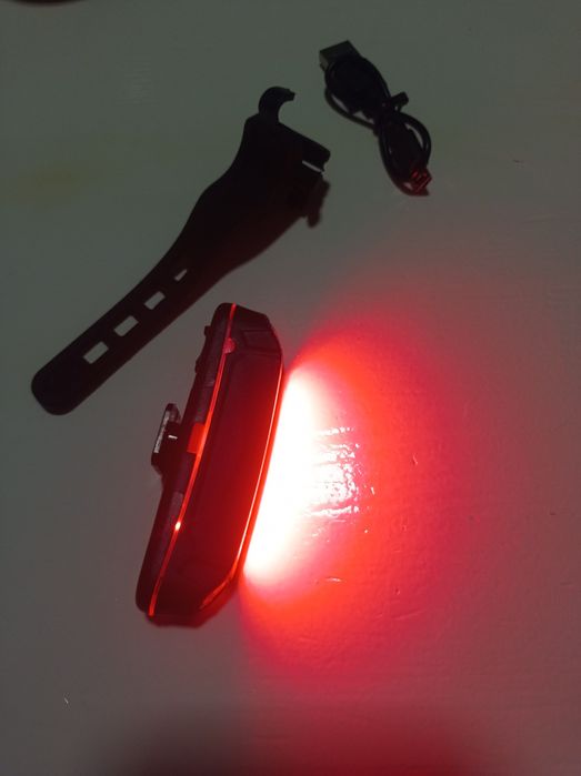 вело фонар, АКб, стоп, USB, IP67