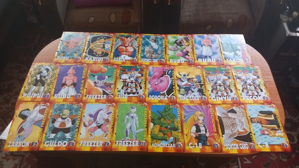 123 Karteczki po polsku szachy Dragon Ball Z plus segregator