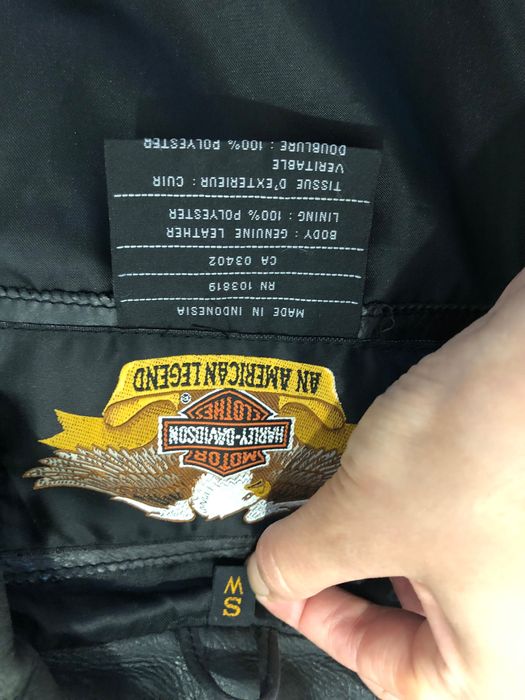 Casaco pele Harley Davidson