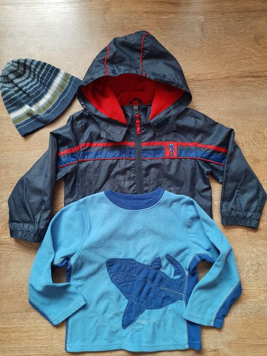 Zestaw kurtka polar czapka